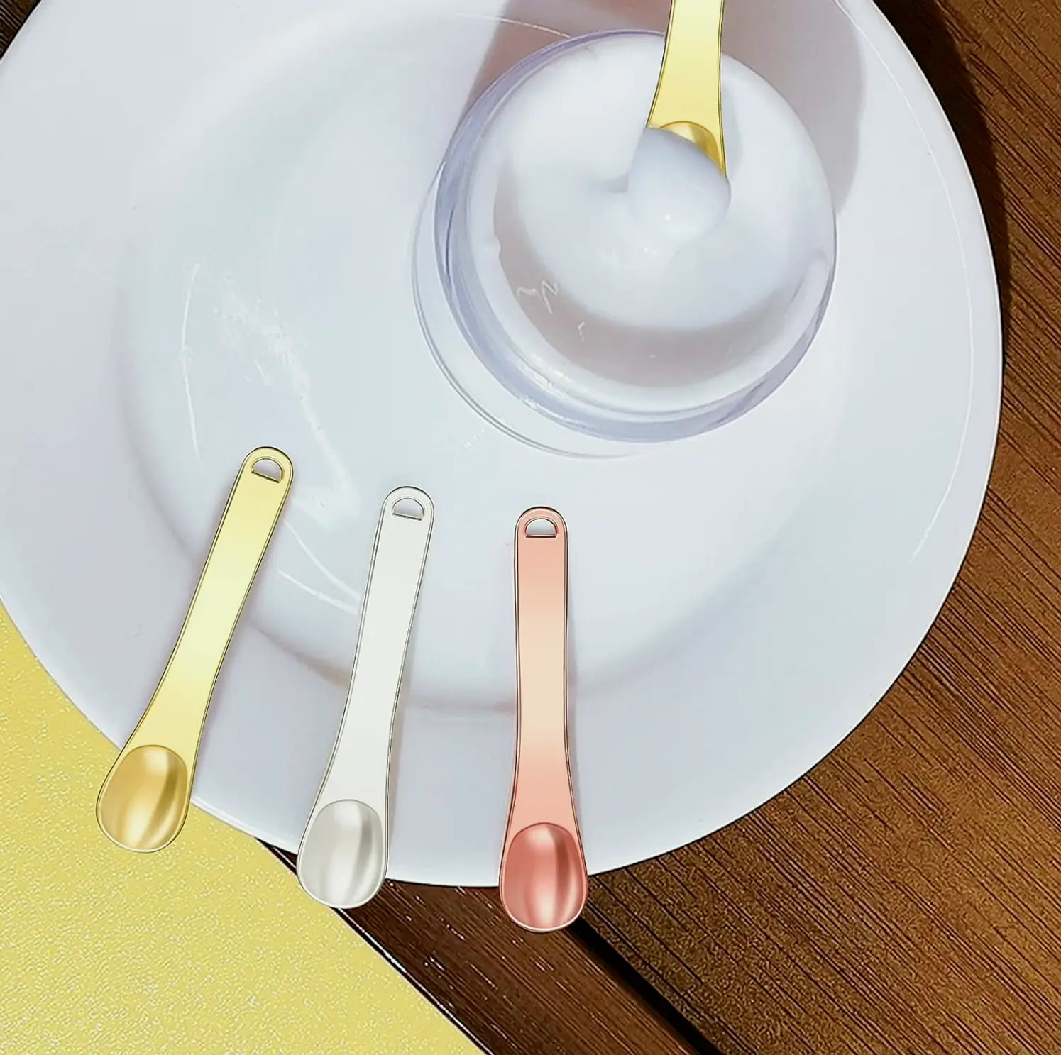 Small Metal Makeup Spatula for Beauty