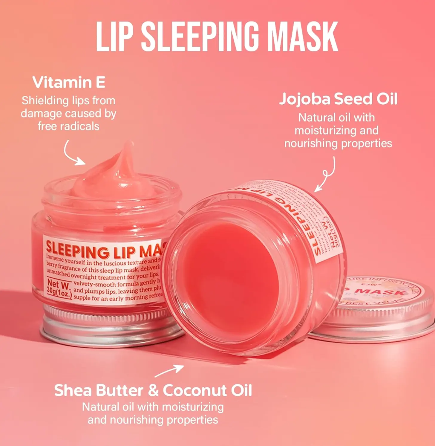 Restorative Lip Mask - Moisture-Boost, Vegan