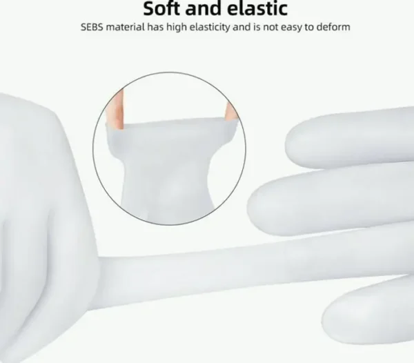Hydrating Glove & Sock Kit for Dry Hands, Silicone Glove & Socks for Skin Therapy