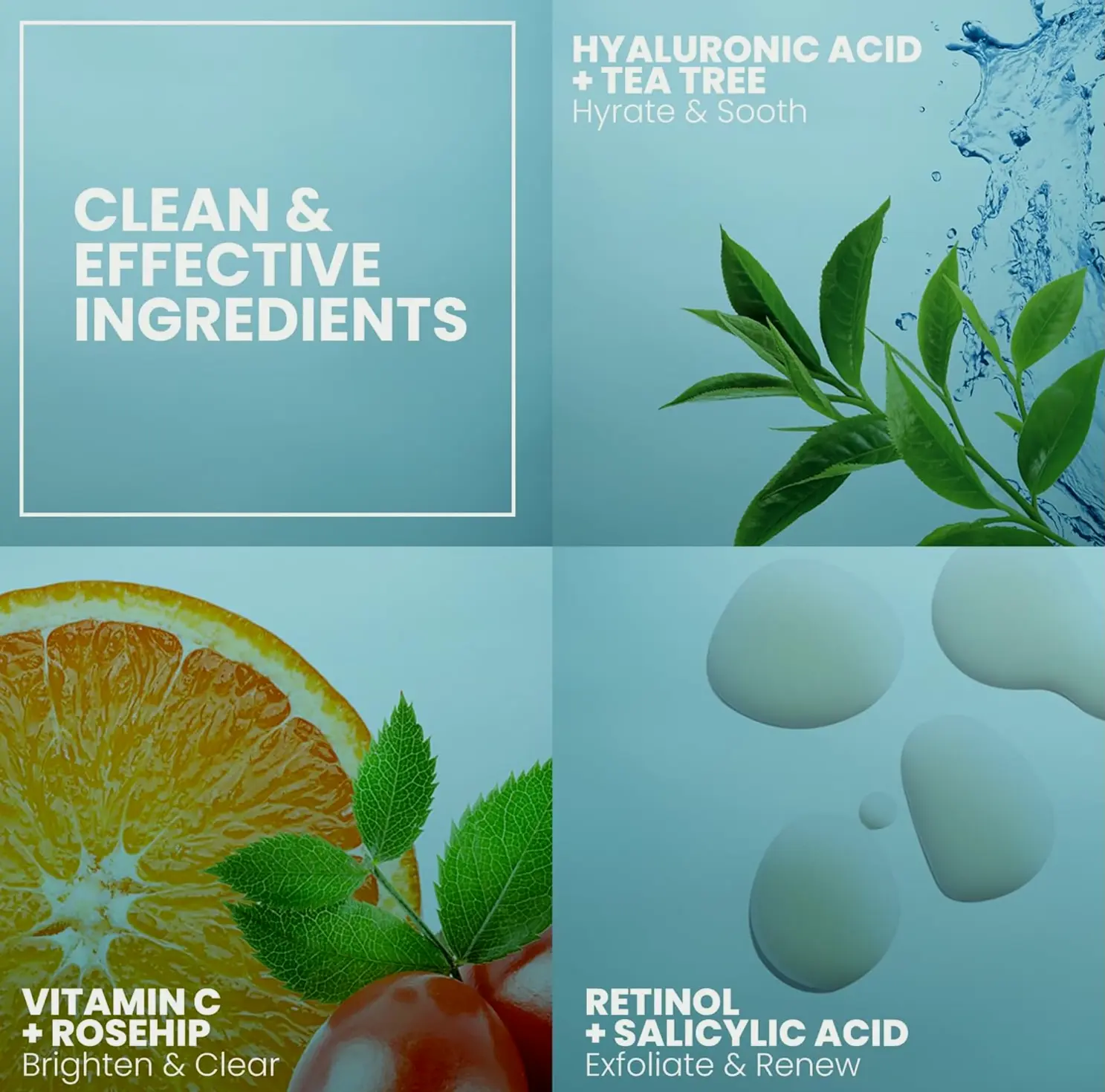 Eva Naturals Vit C Facial Serum with Hydrating Acid