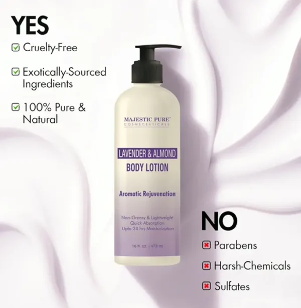 Almond Body Lotion with Leaf Extracts | Lightweight | fl oz
