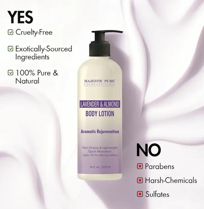Almond Body Lotion with Leaf Extracts | Lightweight | fl oz