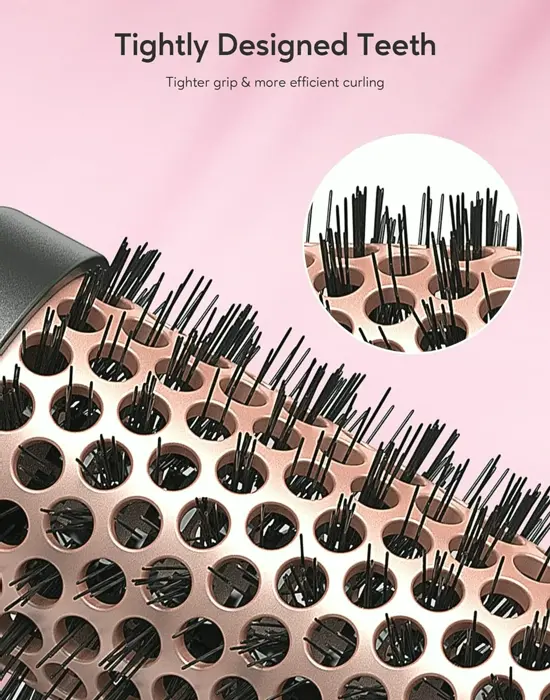 WavyTalk Pro Heated Brush for Blowout Style, 1.5 Inch Ion Circular Brush