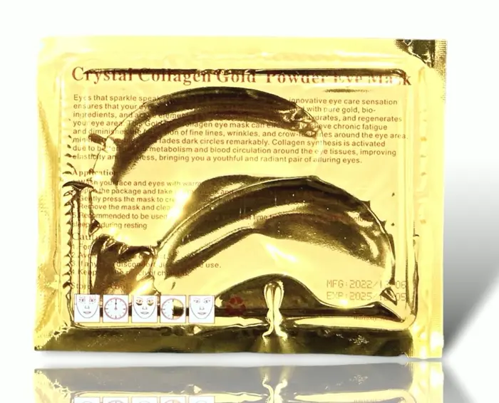 Advanced 24-karat Gold Under-Eye Masks with Aloe, 15 Pairs