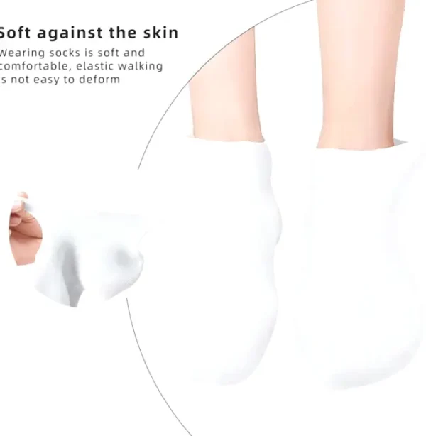 Hydrating Glove & Sock Kit for Dry Hands, Silicone Glove & Socks for Skin Therapy
