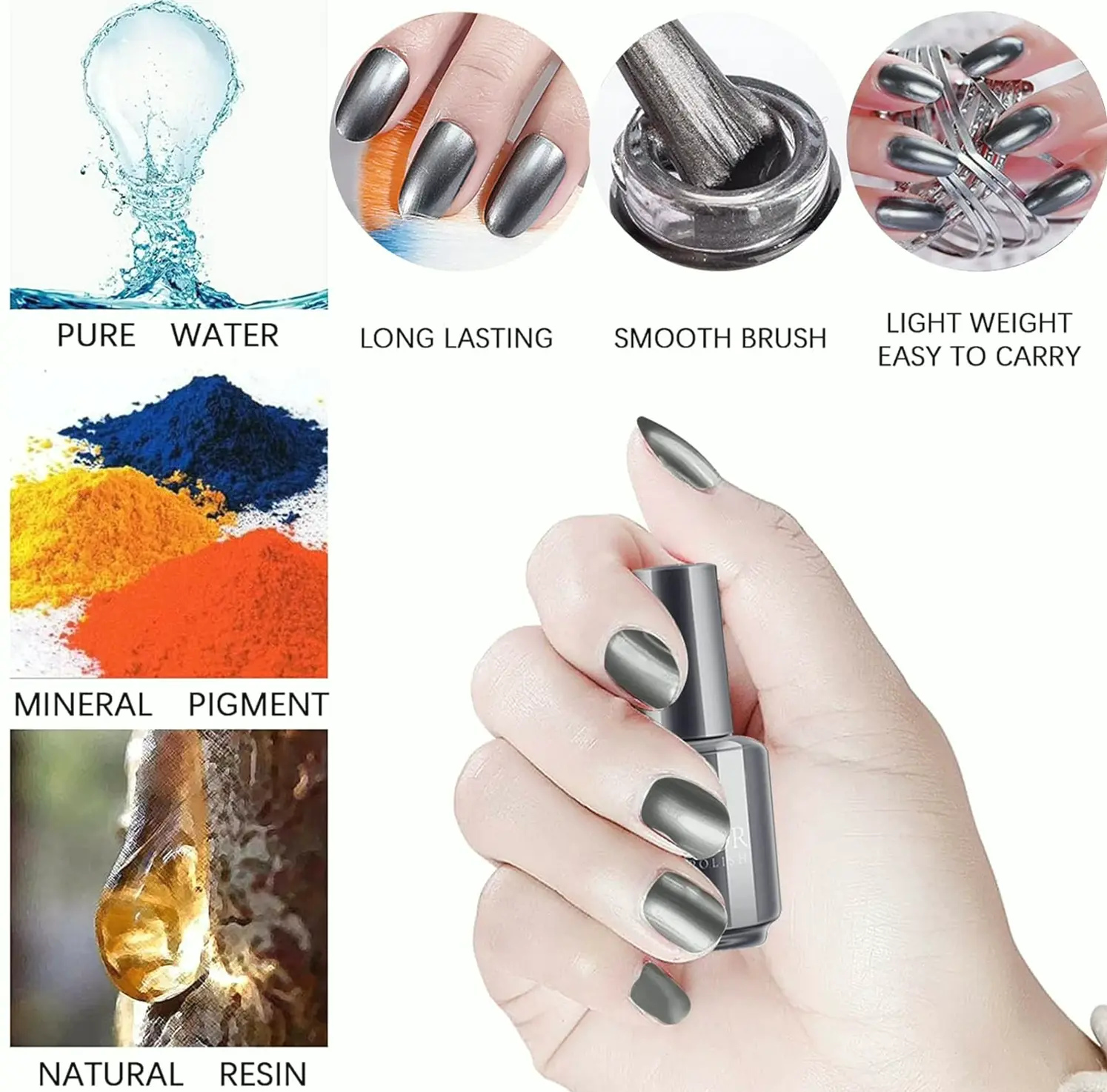 Shiny Nail Reflective Varnish