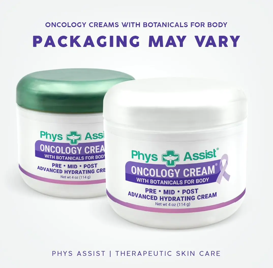 Phys Assistance - Oncology Cream with Botanicals, 4 ounces, Soothing and Hydrating for Stressed Skin