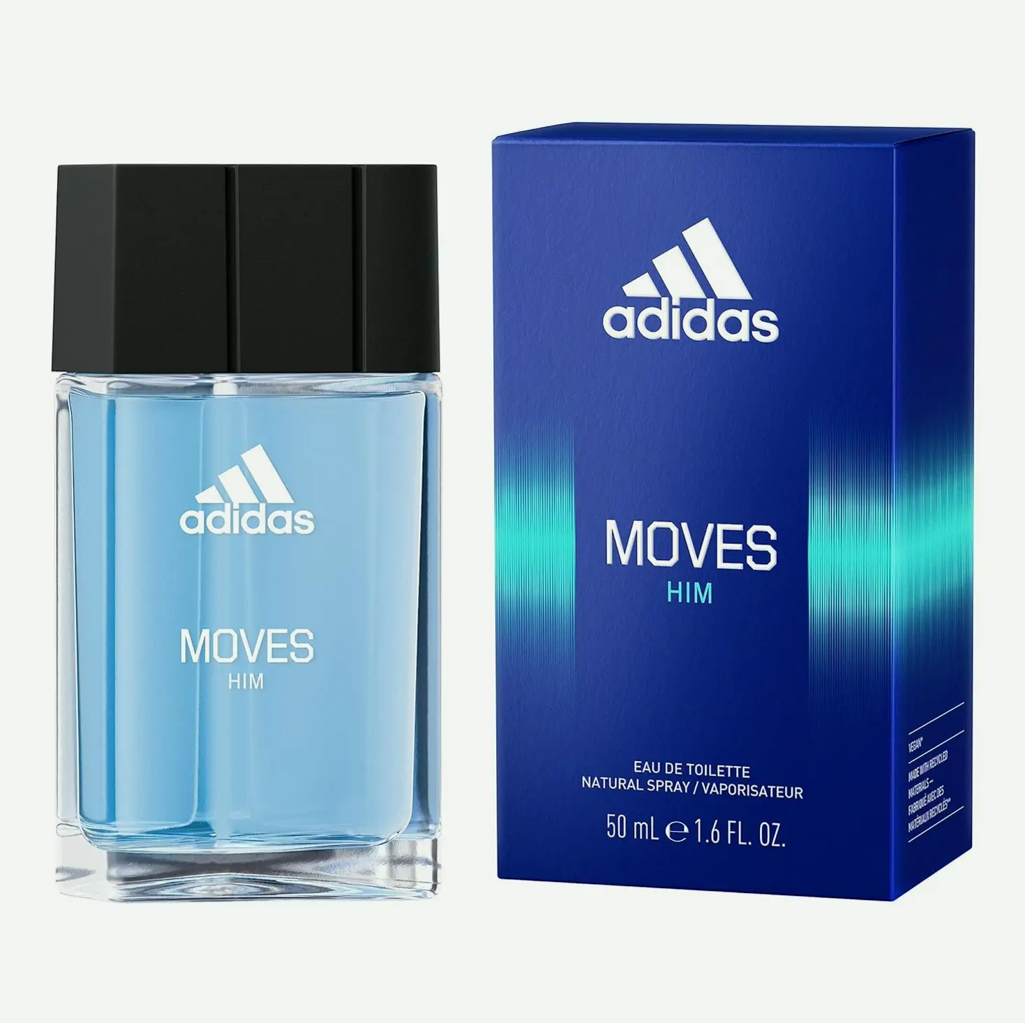 Adidas' Moves for Men Toilette Spray 1.6 Fl OZ