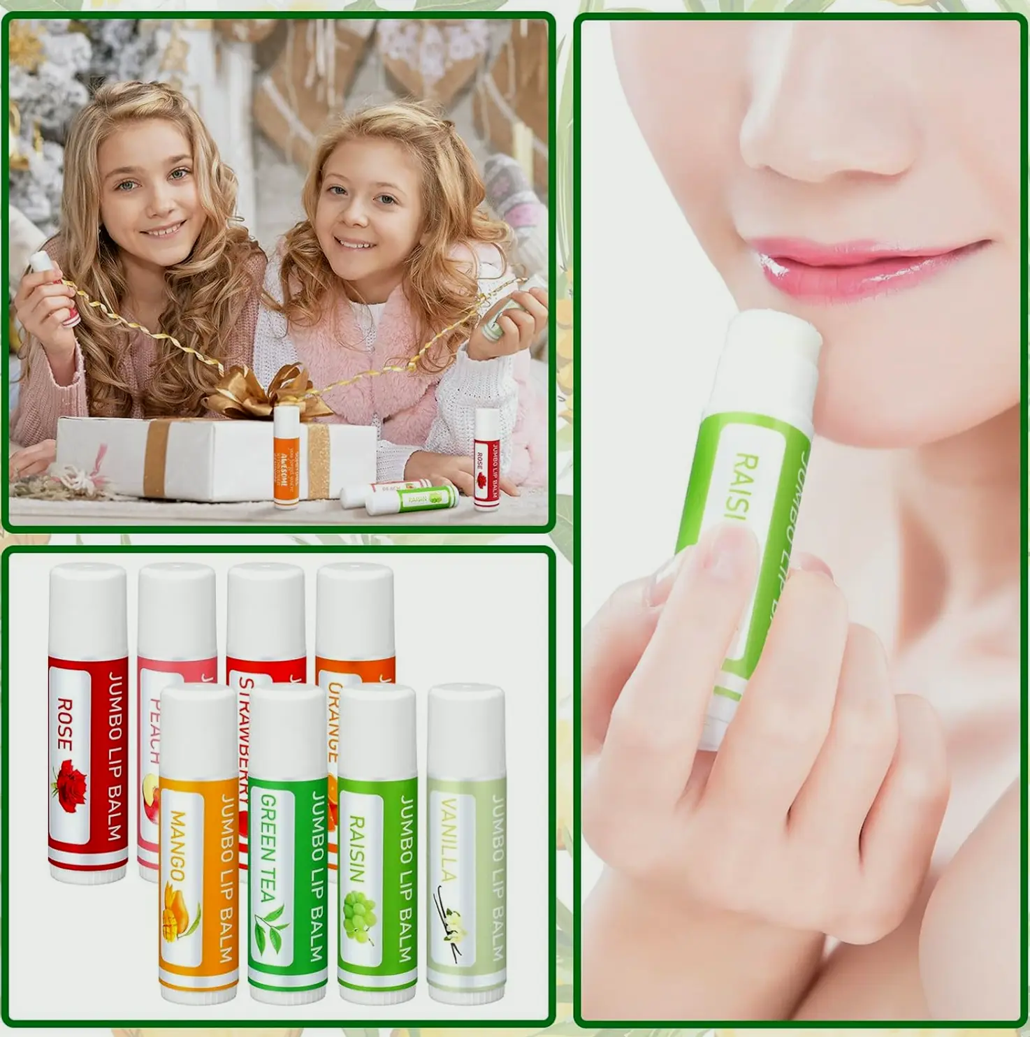 Bulk Jumbo Chapstick Set Thank You Presents Flavored