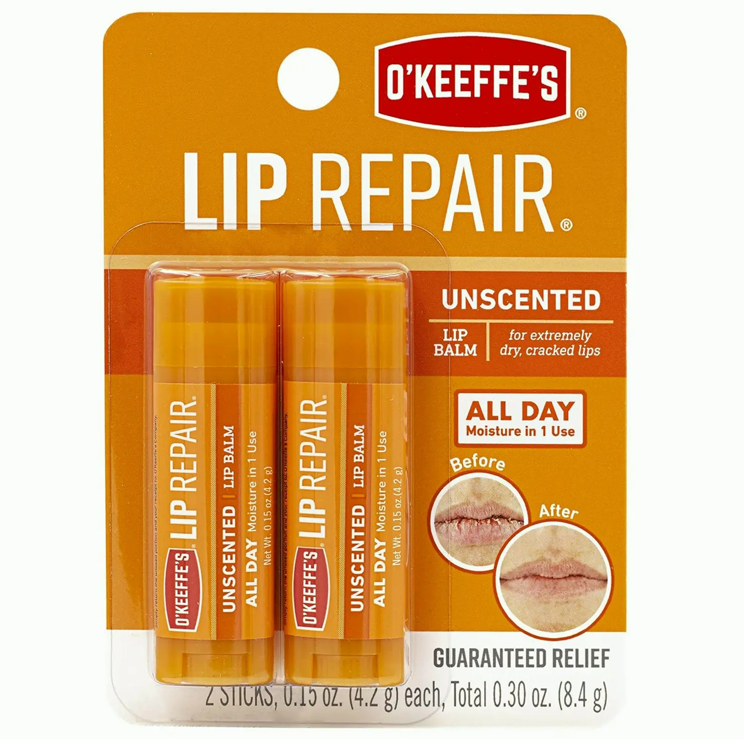 O'Keeffe's Unscented Lips Healing Stick
