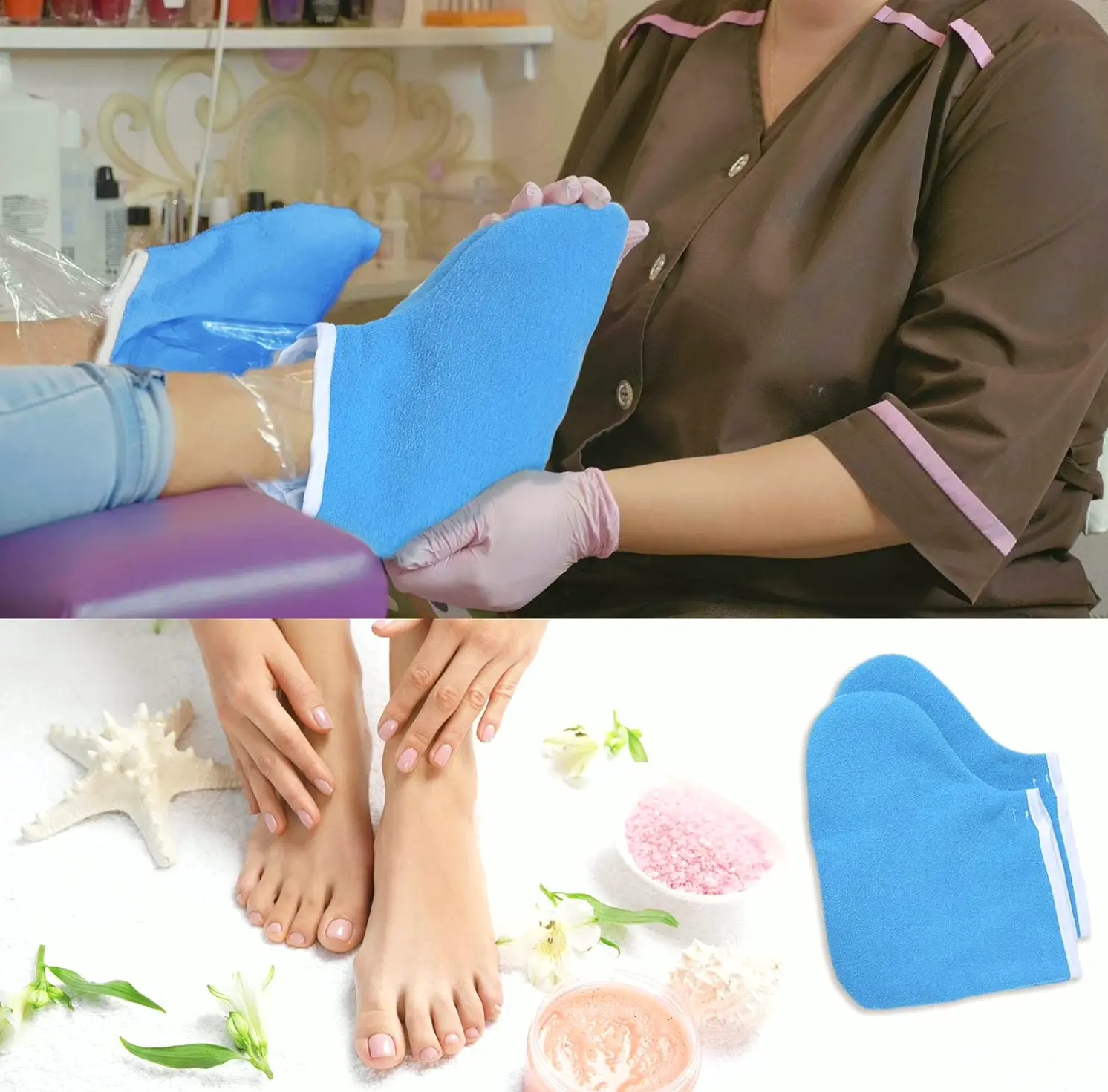 Paraffin Mitts & Booties Set for Moisturizing