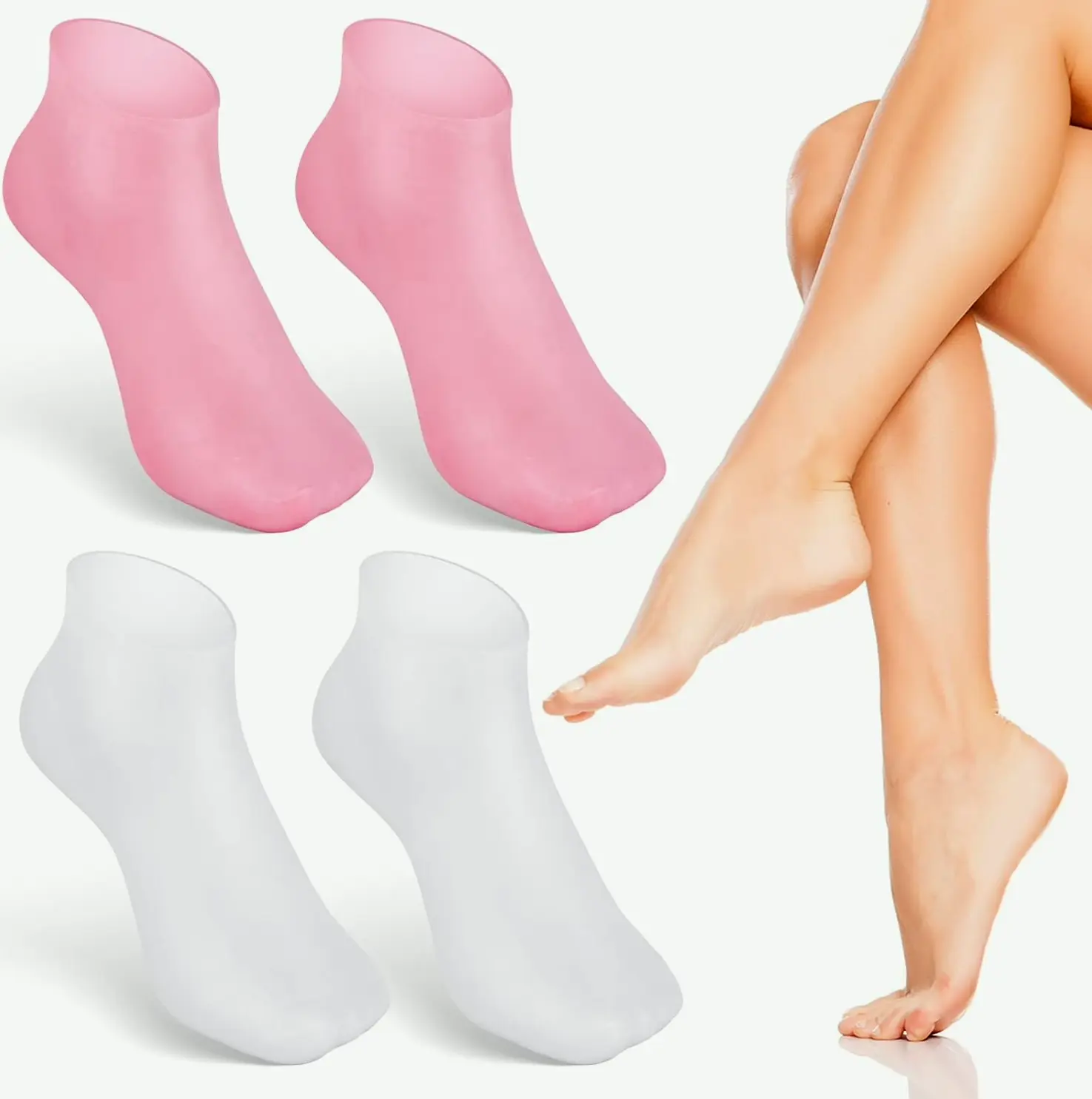 Gel Moisturizing Socks for Cracked Feet - Noverlife
