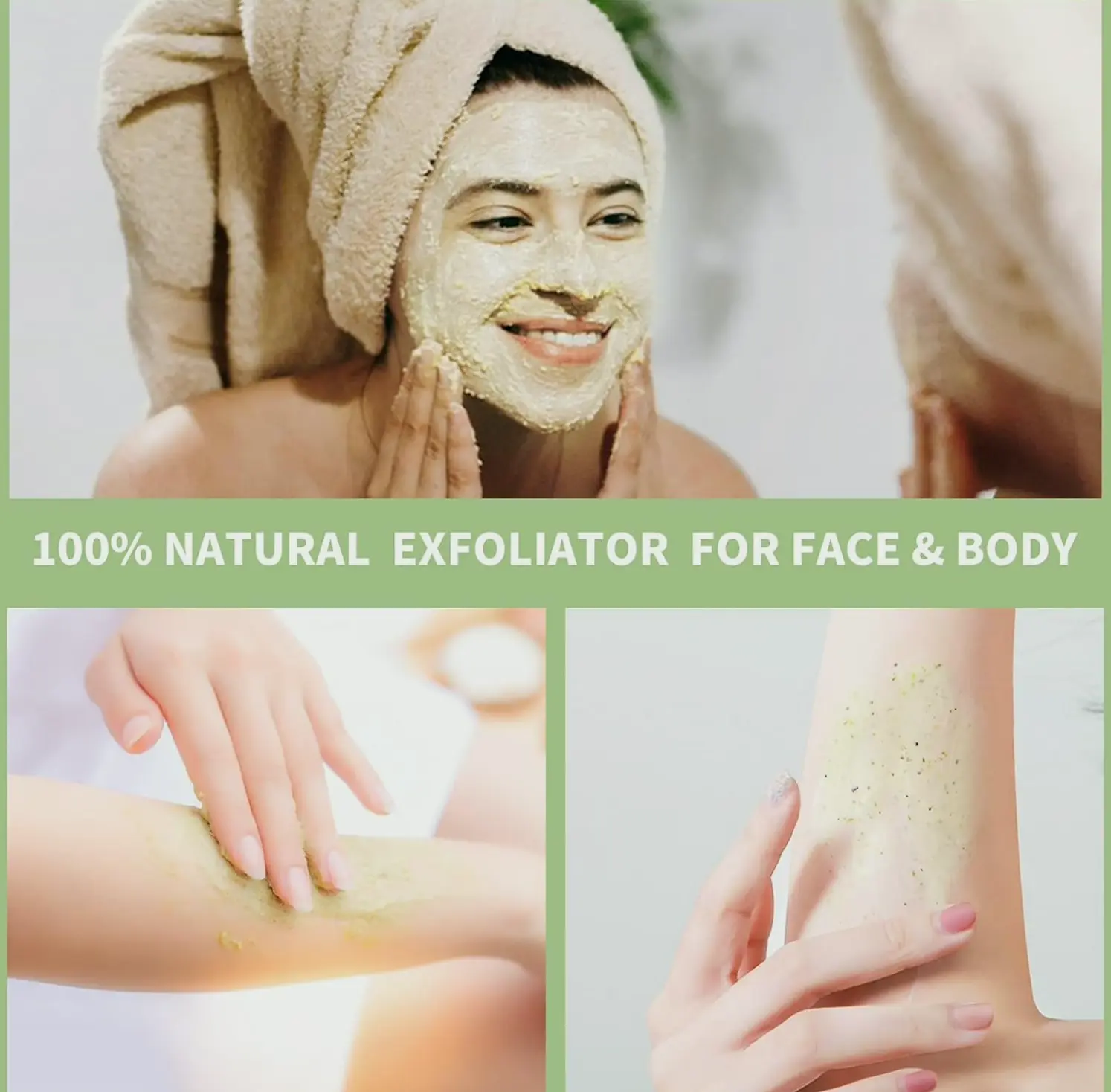 Face Exfoliator with Aloe Vera for Radiance