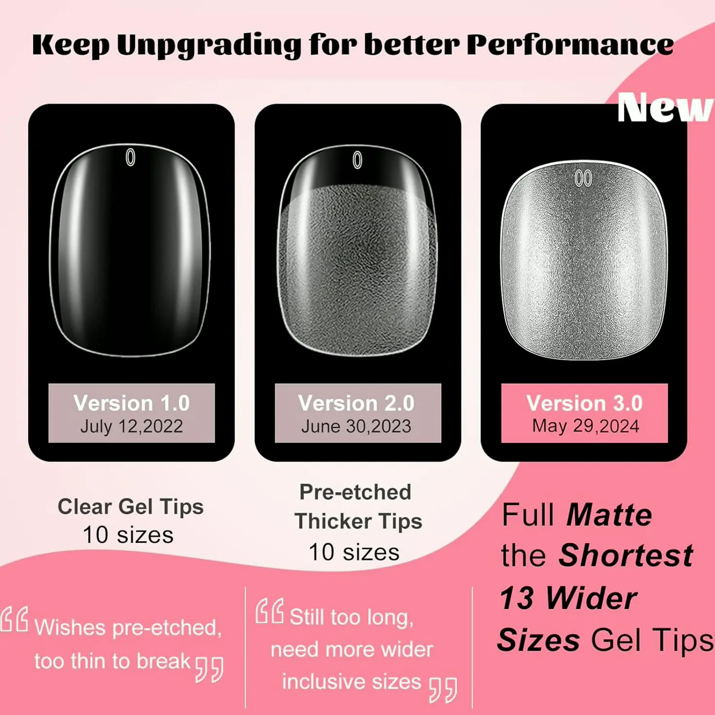 600Pcs Extra Small Circular Nail Tips