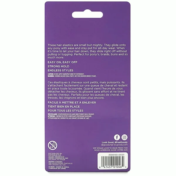 Goody Ouchless Polyband Hair Tie - Two Hundred Fifty Clear Bands