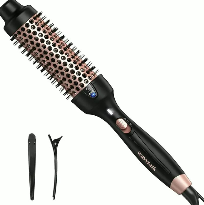 WavyTalk Pro Heated Brush for Blowout Style, 1.5 Inch Ion Circular Brush