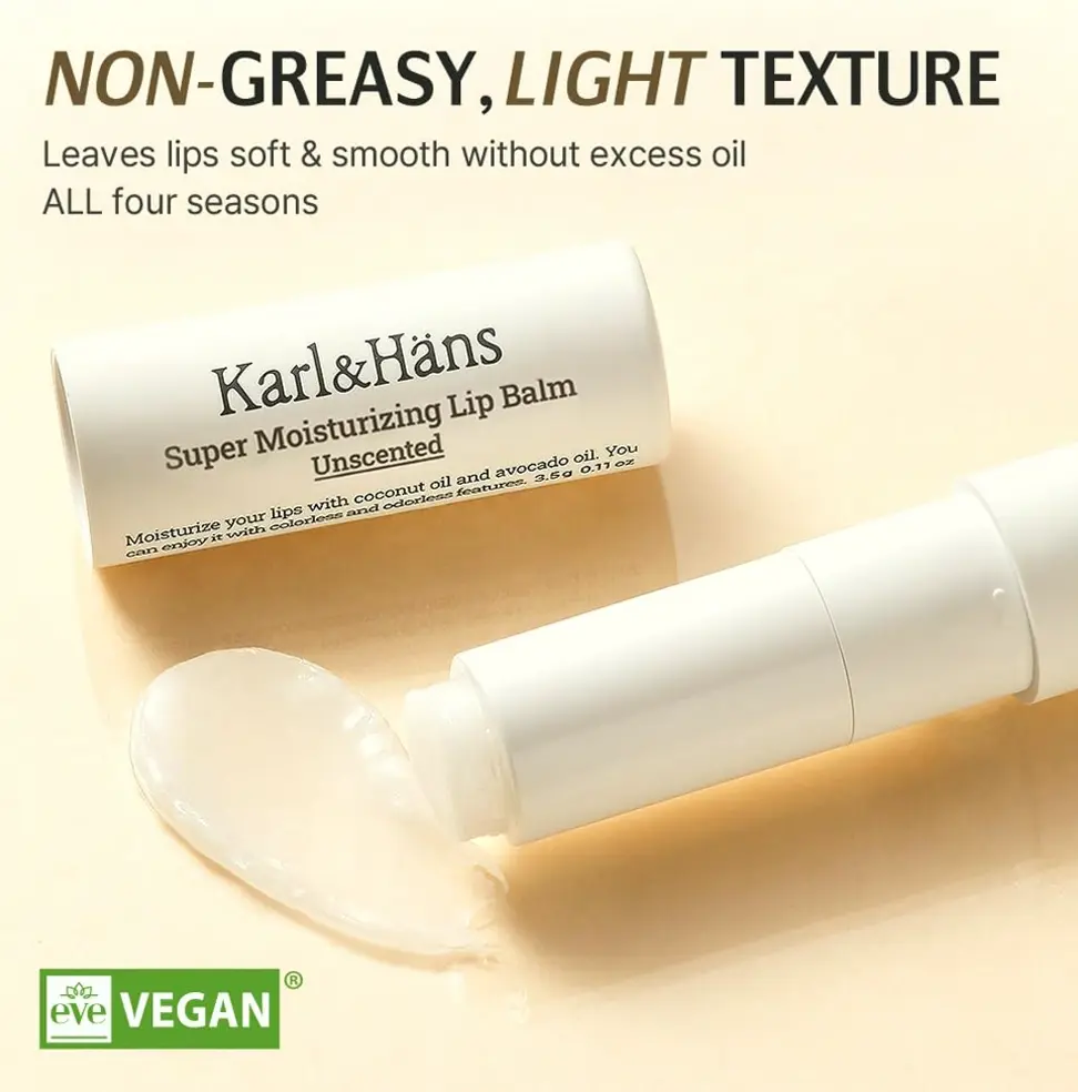 Super Moisturizing Chapstick with Coconut & Avocado Oil - Unscented