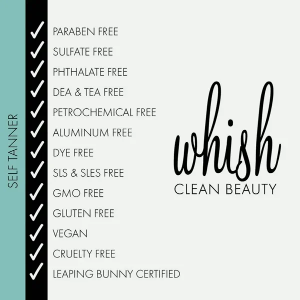Whish Sunless Tanner - Whole Body Lotion - 5 fl oz