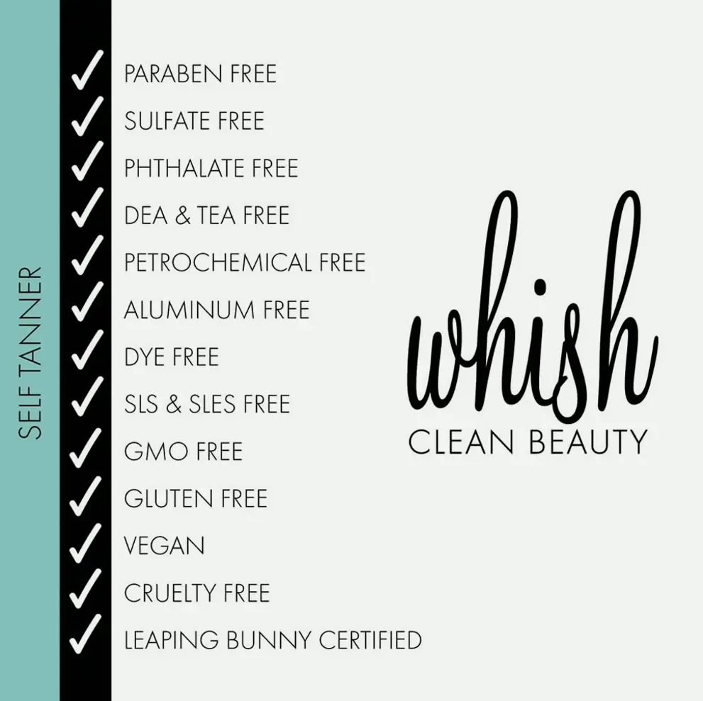 Whish Sunless Tanner - Whole Body Lotion - 5 fl oz
