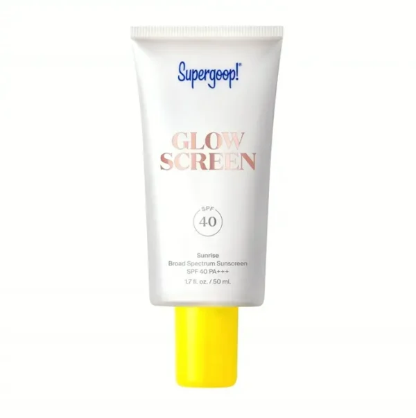 GlowUp! ShiningScreen SPF 40 - Dewy Sunscreen Base containing Hyaluronic Acid, Vitamin B5 & Niacine - 1.7 oz