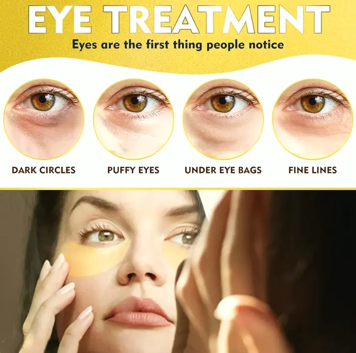 Moisturizing Gold Eye Patch for Puffiness