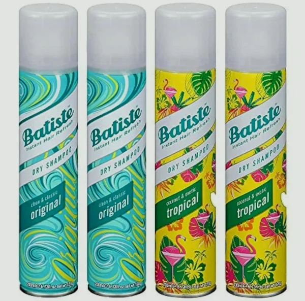 Batiste Dry Shampoo Spray 4 Piece Variety