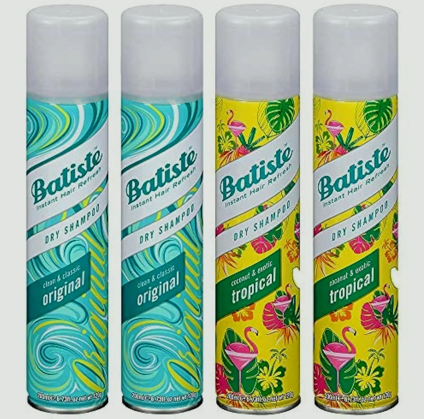 Batiste Dry Shampoo Spray 4 Piece Variety