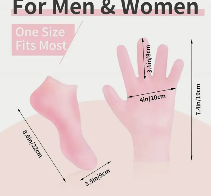2 Sets Moisturizing Glove Spa Set for Cracked Skin