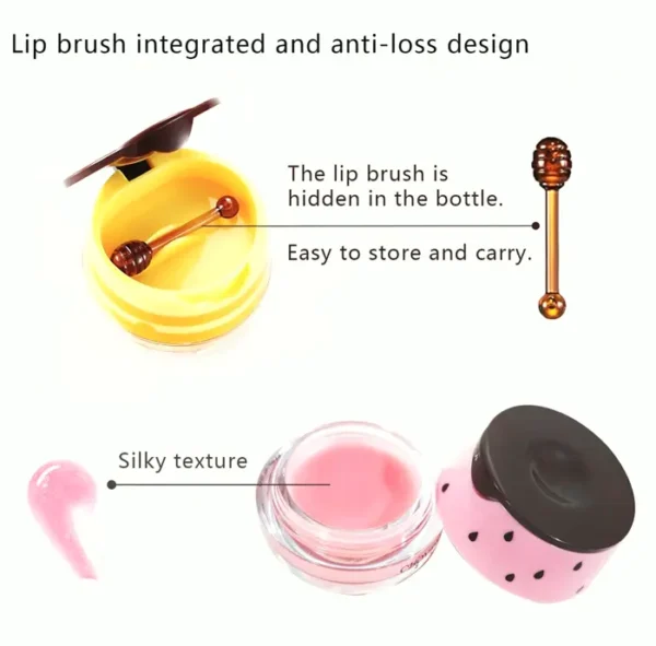 Two-Pack Bee Lip & Scrub Tool