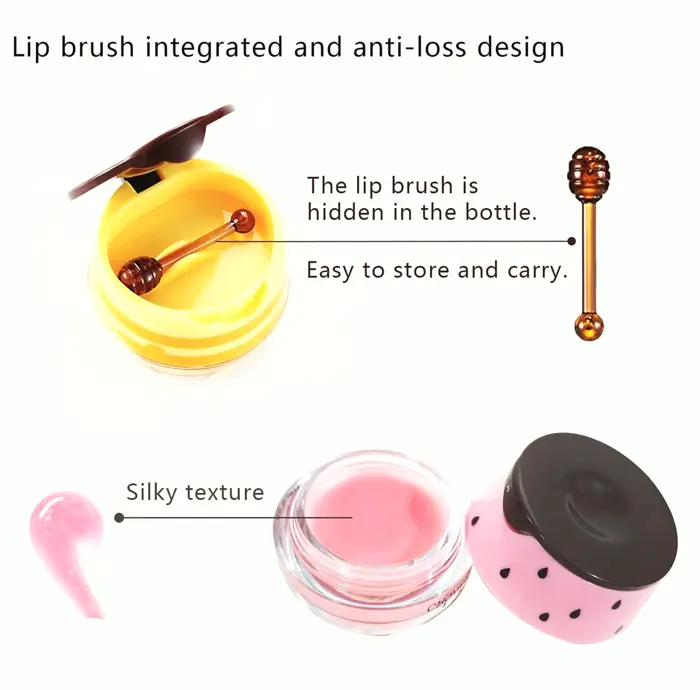 Two-Pack Bee Lip & Scrub Tool