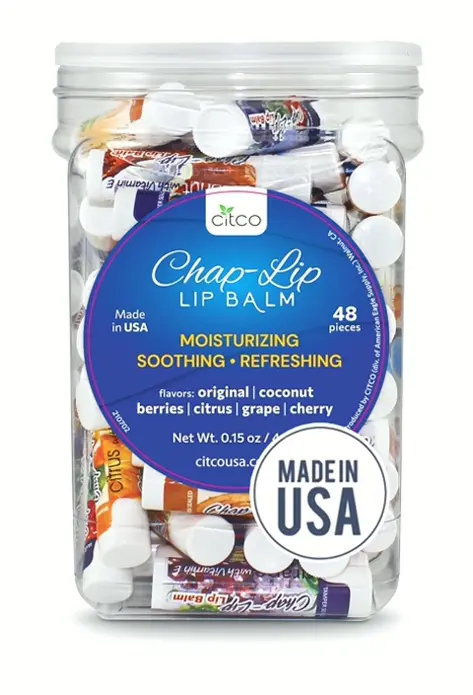 Vitamin E Lip Salve with Coconut Oil - Moisturizing Therapy - 48 Count Container