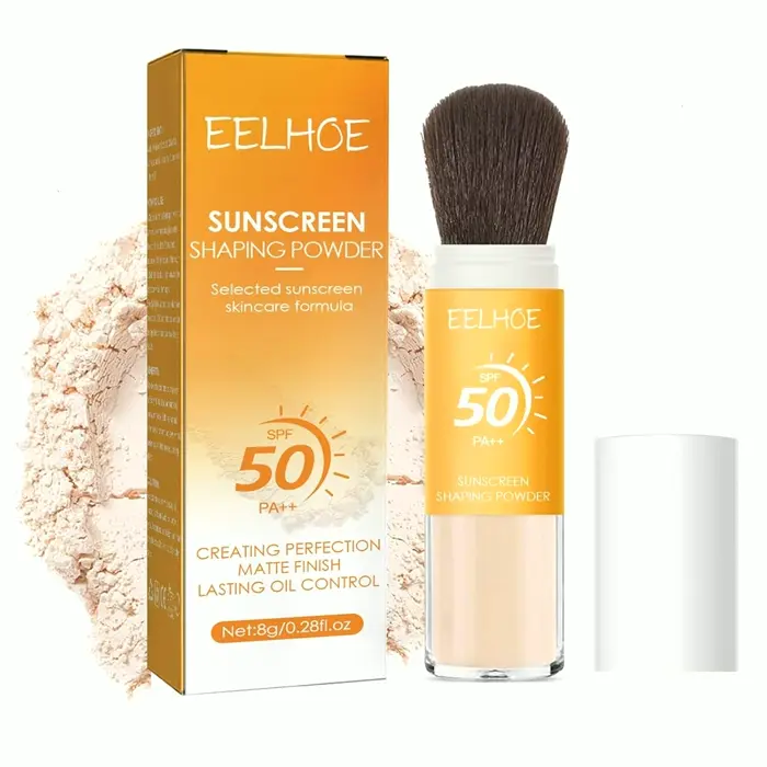 Sunscreen Fixing Makeup Powder SPF 50 Facial Moisturizer