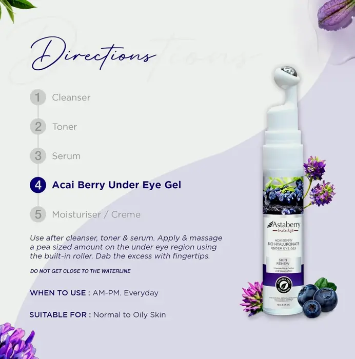 Acai Eye Cream for Puffy Eyes