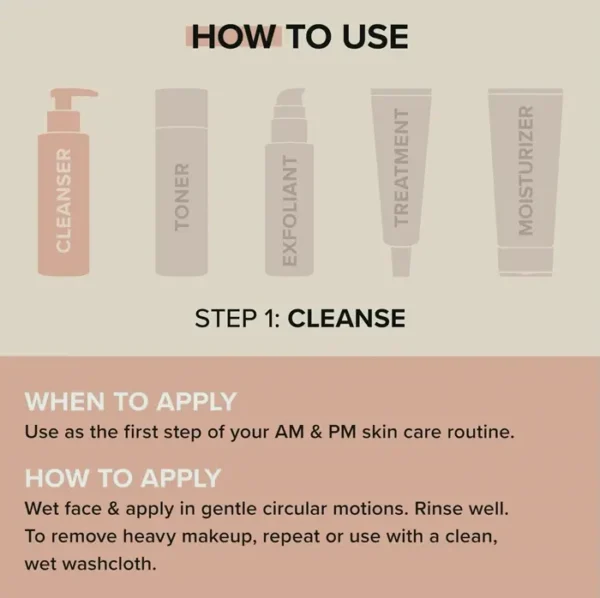 Lathering Cleanser with Hyaluronic Acid & Aloe, 6.4 Ounce