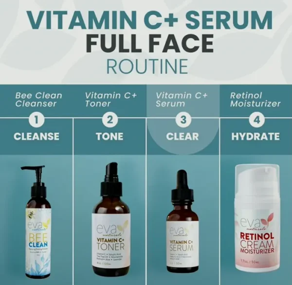 Eva Naturals Vit C Facial Serum with Hydrating Acid