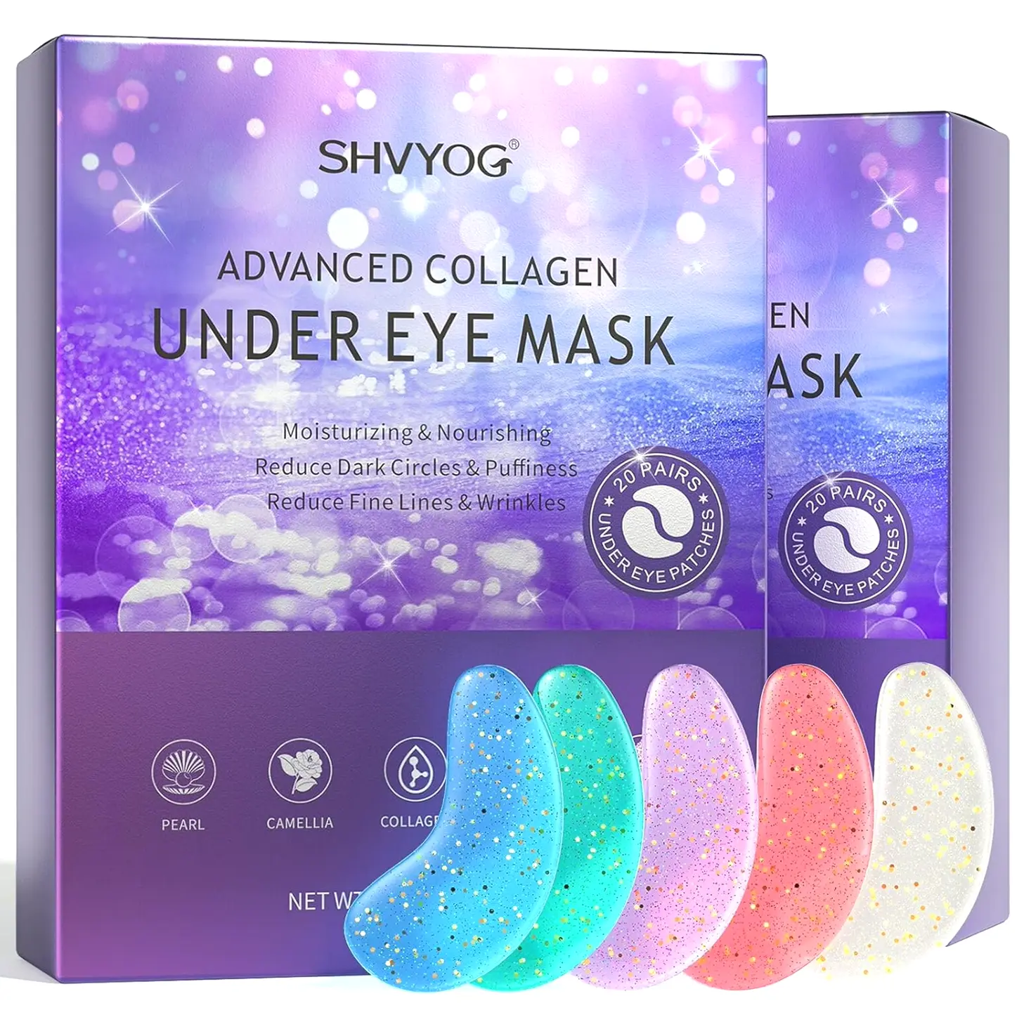 Luxury Under Eye Masks (20 Sets) for Dark Circles
