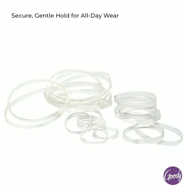 Goody Ouchless Polyband Hair Tie - Two Hundred Fifty Clear Bands