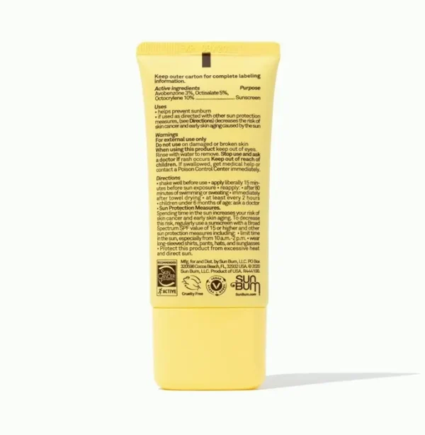 Solar Bum Shining SPF 30 Facial Lotion, 2 oz