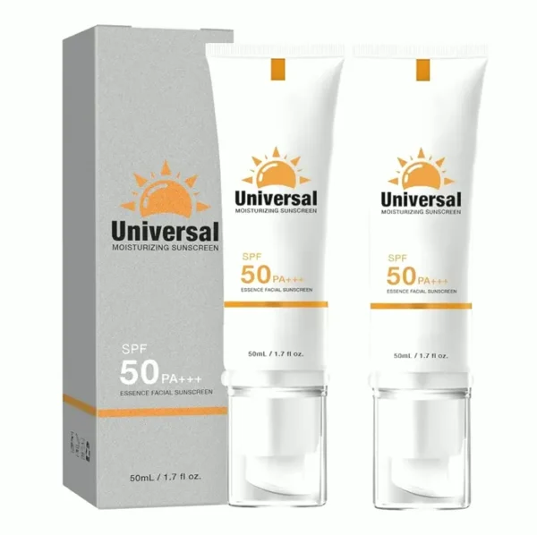 Set of 2 Tinted Sunblock  SPF 50+ for Facial Protection PA+++, Non-Greasy