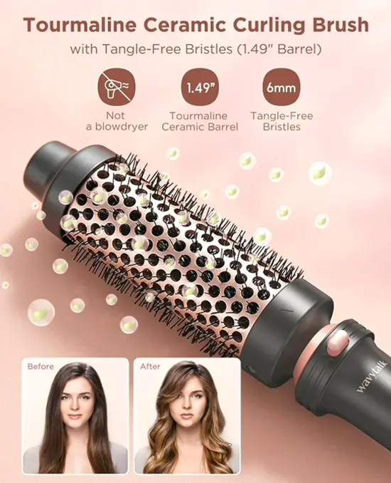 Wavytalk 5-in-1 Styling Wand Set with Switchable Barrels