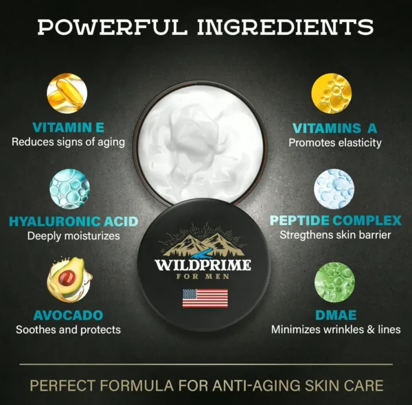 Male's Facial Cream - Anti Aging - 2 oz