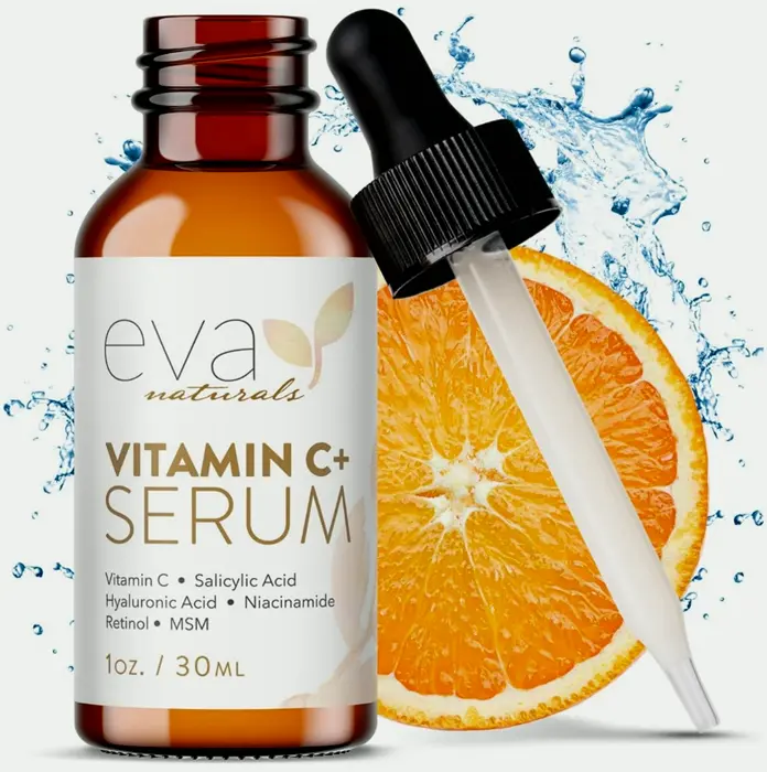 Eva Naturals Vit C Facial Serum with Hydrating Acid