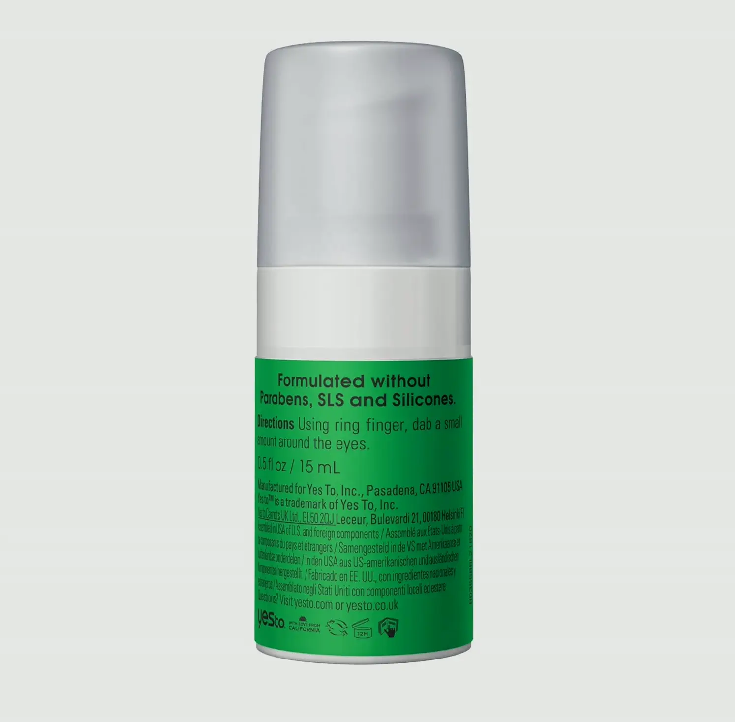 Veggie Daily Eye Treatment, Hydrating and Quick-Absorbing, 0.5 oz