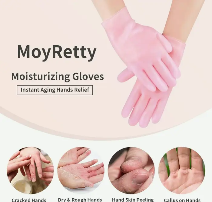 2 Sets Moisturizing Glove Spa Set for Cracked Skin