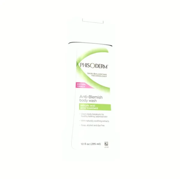 Phisoderm Acne-Clearing Body Wash, 10 oz Container