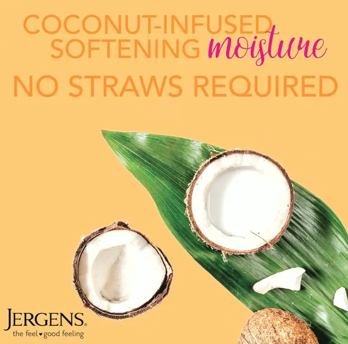 Jergens Hydrating Coconut Body Moisturizer, 16.8 Oz (Pack of 3)
