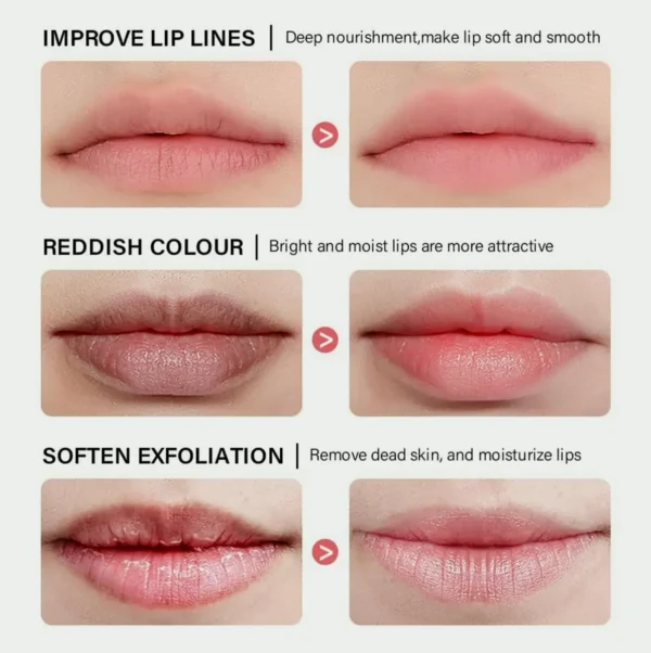 Hydrating Lip Mask, Long-lasting Overnight Treatment, Reduces Dry Lips (Berry) 0.7 OZ