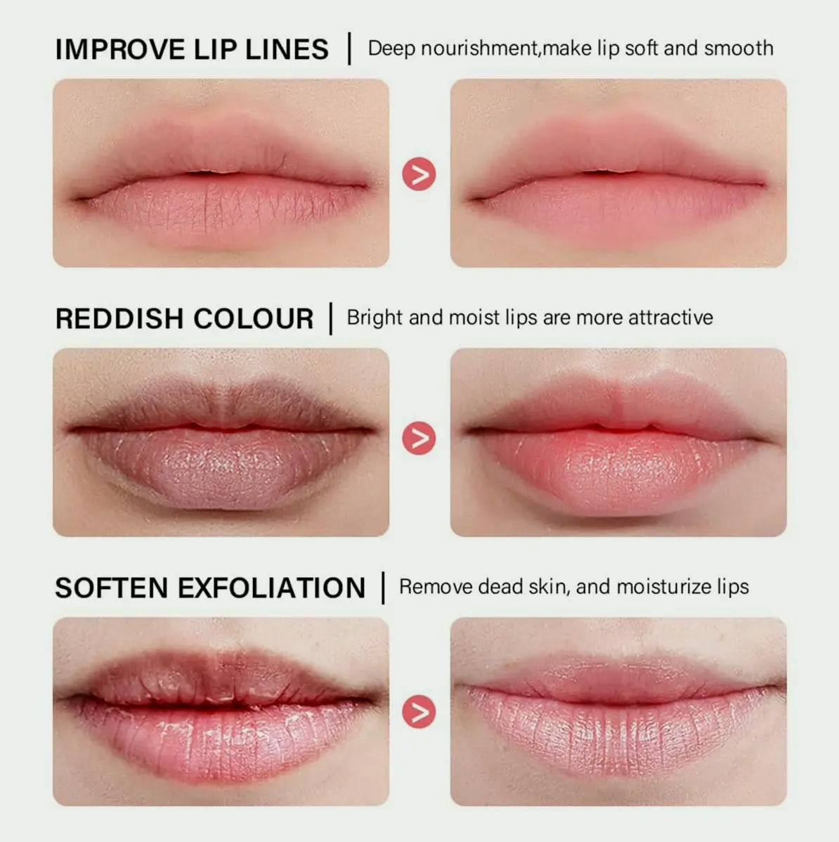 Hydrating Lip Mask, Long-lasting Overnight Treatment, Reduces Dry Lips (Berry) 0.7 OZ