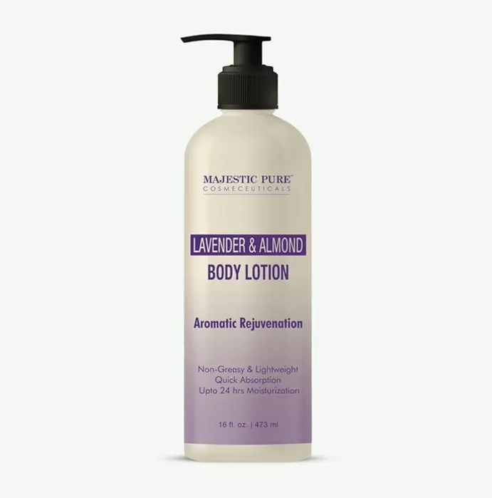 Almond Body Lotion with Leaf Extracts | Lightweight | fl oz