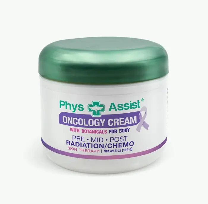 Phys Assistance - Oncology Cream with Botanicals, 4 ounces, Soothing and Hydrating for Stressed Skin
